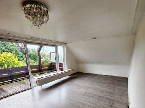 Wohnzimmer vor dem Renovieren